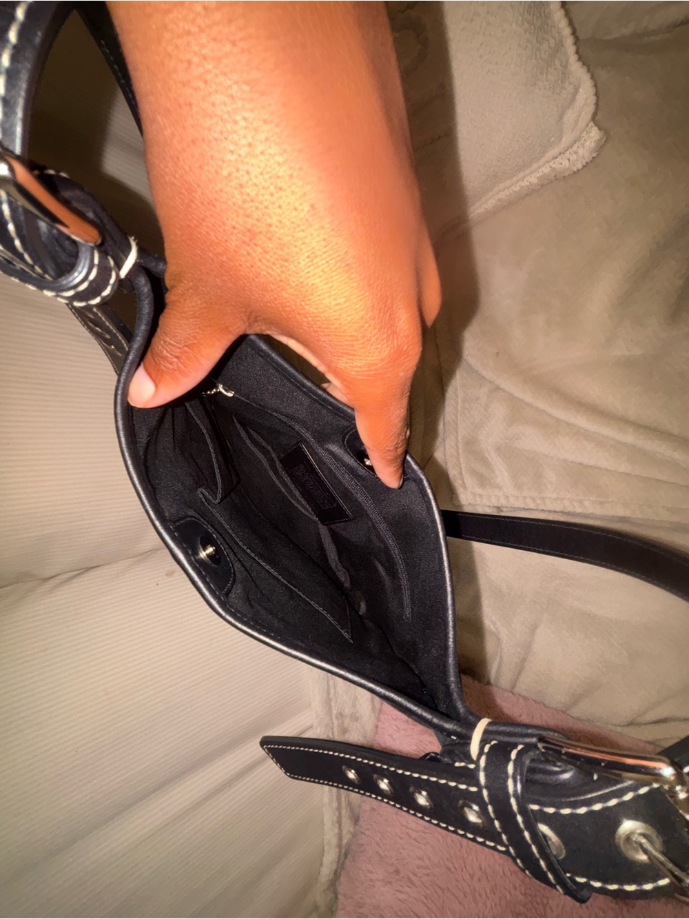 Vintage Coach Hampton Signature Hippie Bag - Picture 6 of 8